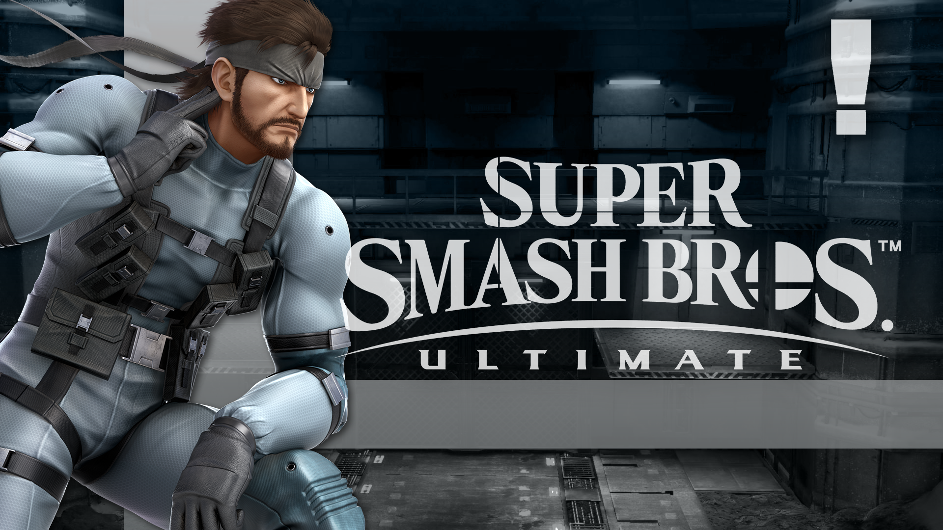 Super Smash Bros, Solid Snake, Crossover, Metal Gear - Super Smash Bros Ultimate Snake - HD Wallpaper 