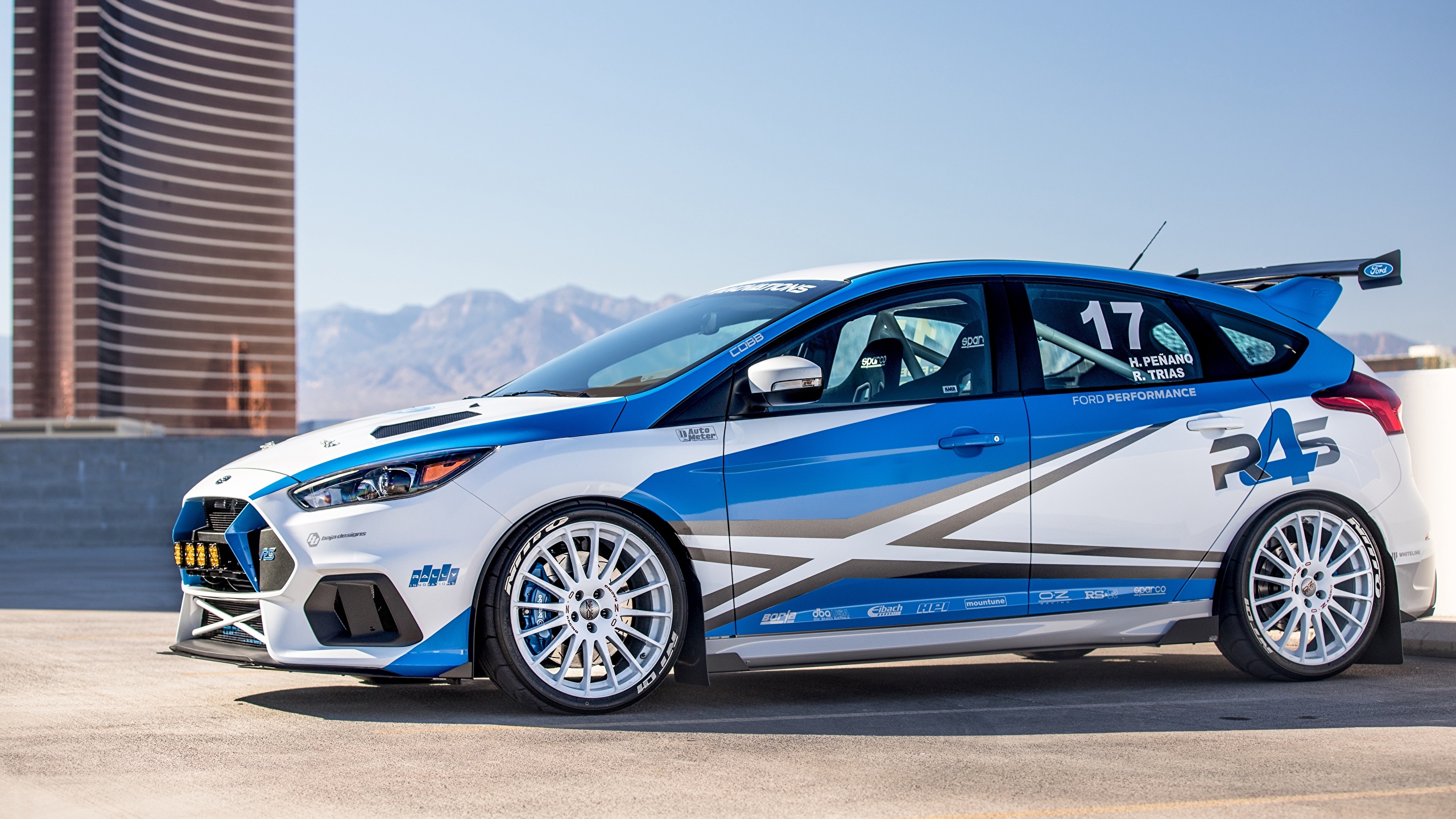 Ford Focus Rs 2017 Rally Car - HD Wallpaper 