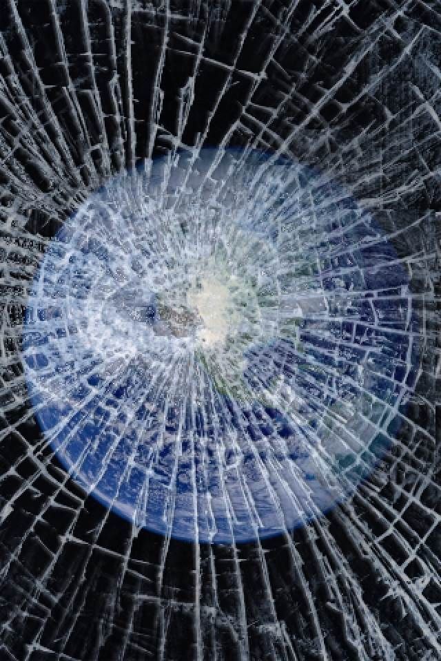Broken Screen Wallpaper Iphone - HD Wallpaper 