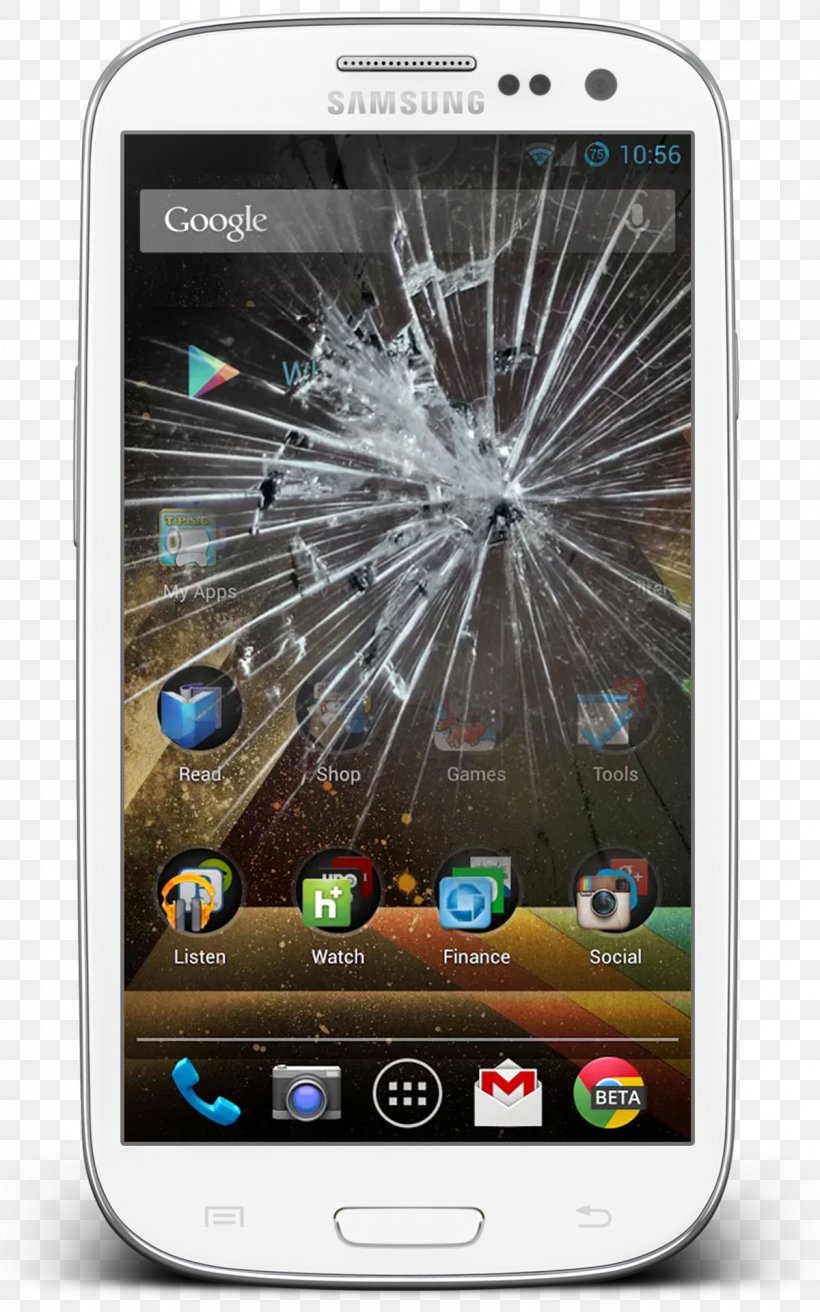 Feature Phone Smartphone Crack Screen Prank Broken Mobile Display