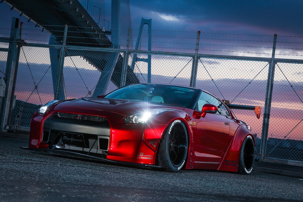 Liberty Walk Gtr Wide Body Kit - HD Wallpaper 