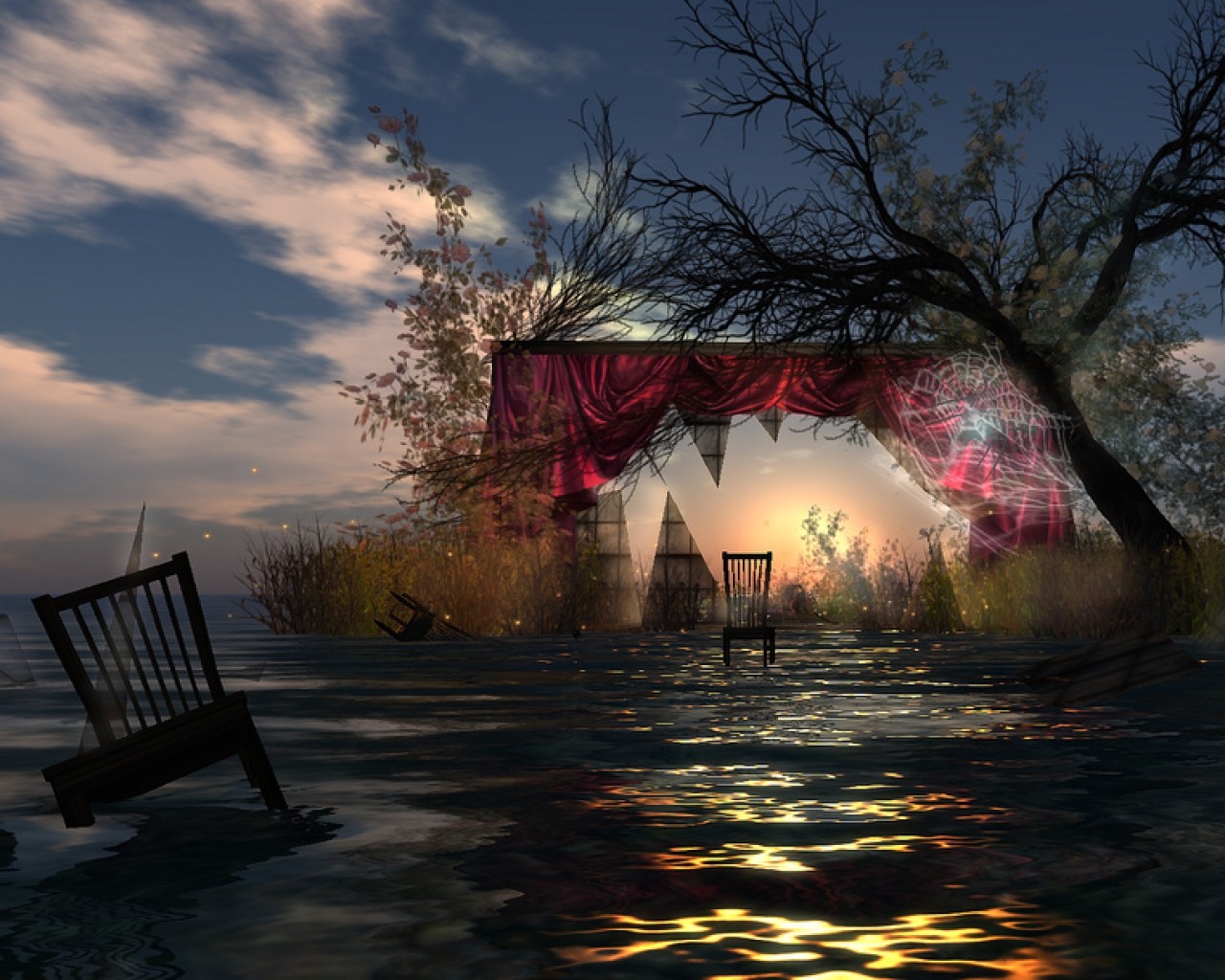 Wallpaper - Rocking Chair - HD Wallpaper 