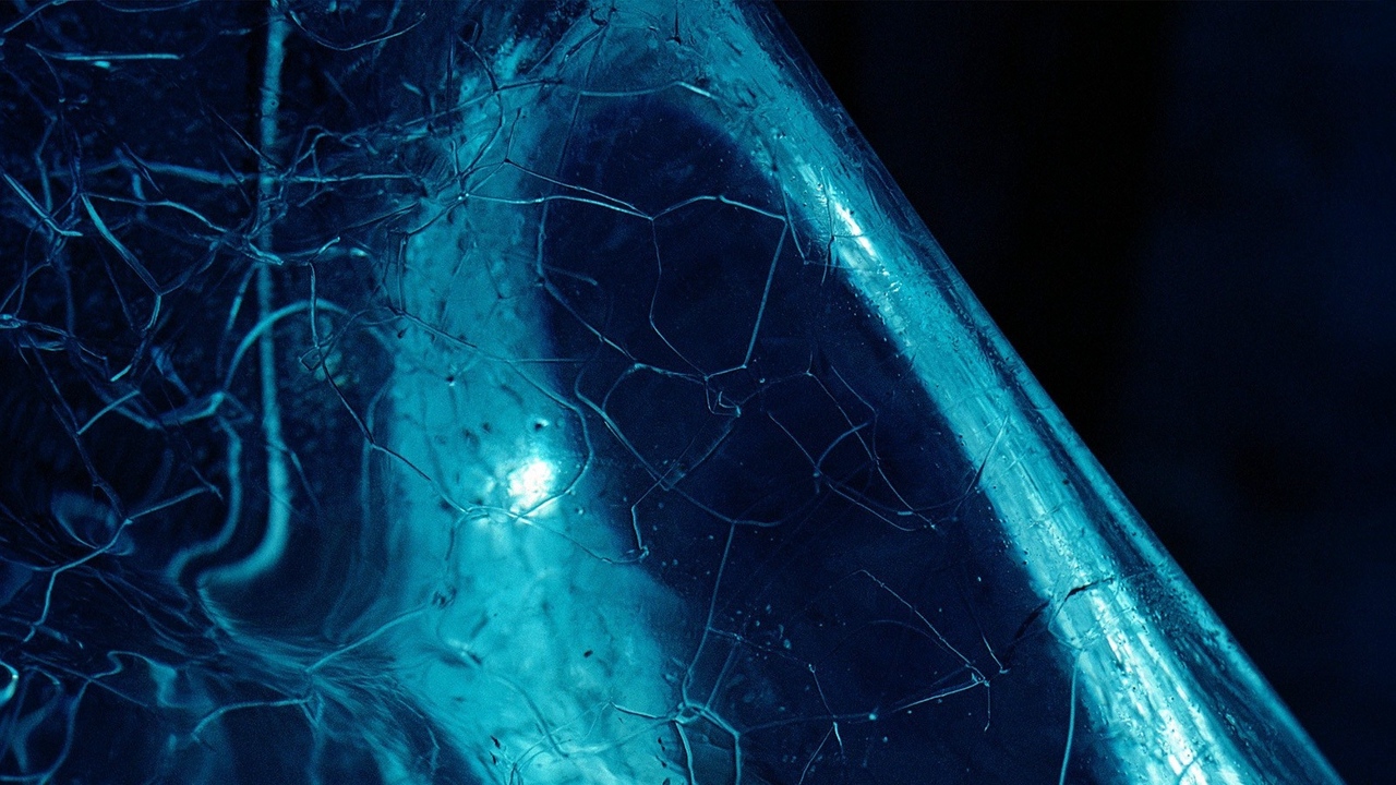 Wallpaper Ice, Glass, Crack, Blue, Dark - Desktop Background Dark Blue Ice - HD Wallpaper 
