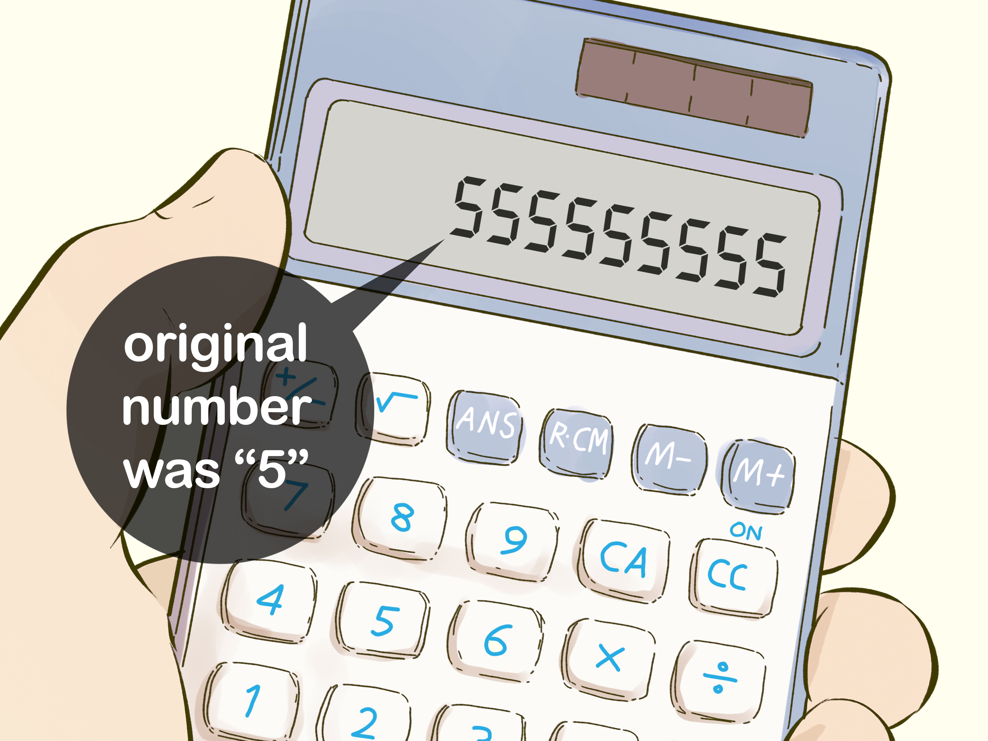 Image Titled Do A Cool Calculator Trick Step - Upside Down Calculator Tricks - HD Wallpaper 