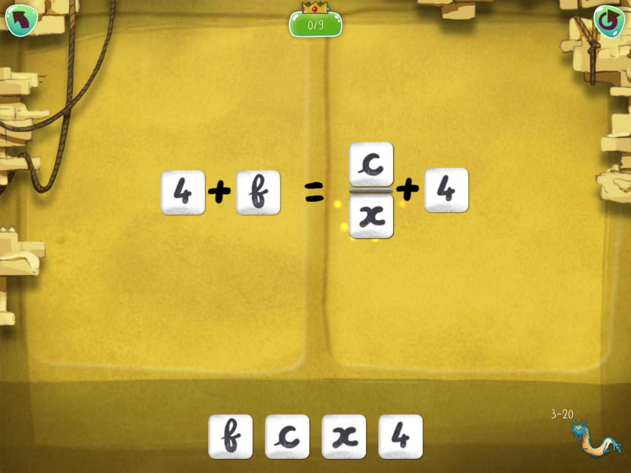 Gradually, The Animal Tiles Are Replaced With Mathematical - Dragonbox Algebra - HD Wallpaper 