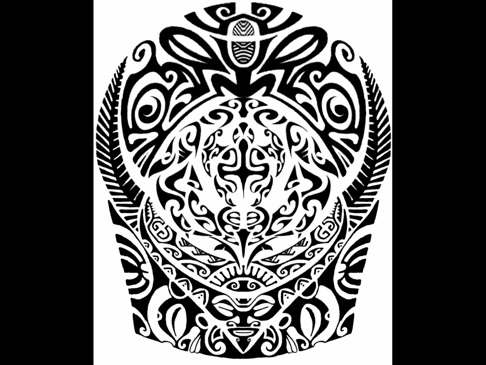 Tattoo Half Sleeves, Tattoo Maori, Tatoo, Polynesian - Tribal Shark Tattoo - HD Wallpaper 