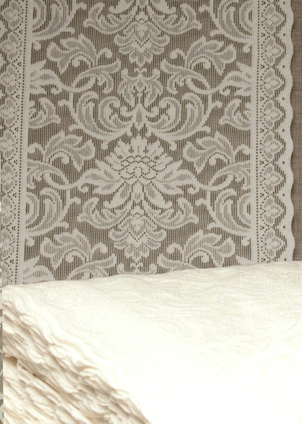 Heavy Cotton Lace Curtains Johnstones Decorating Centre - Lace - HD Wallpaper 
