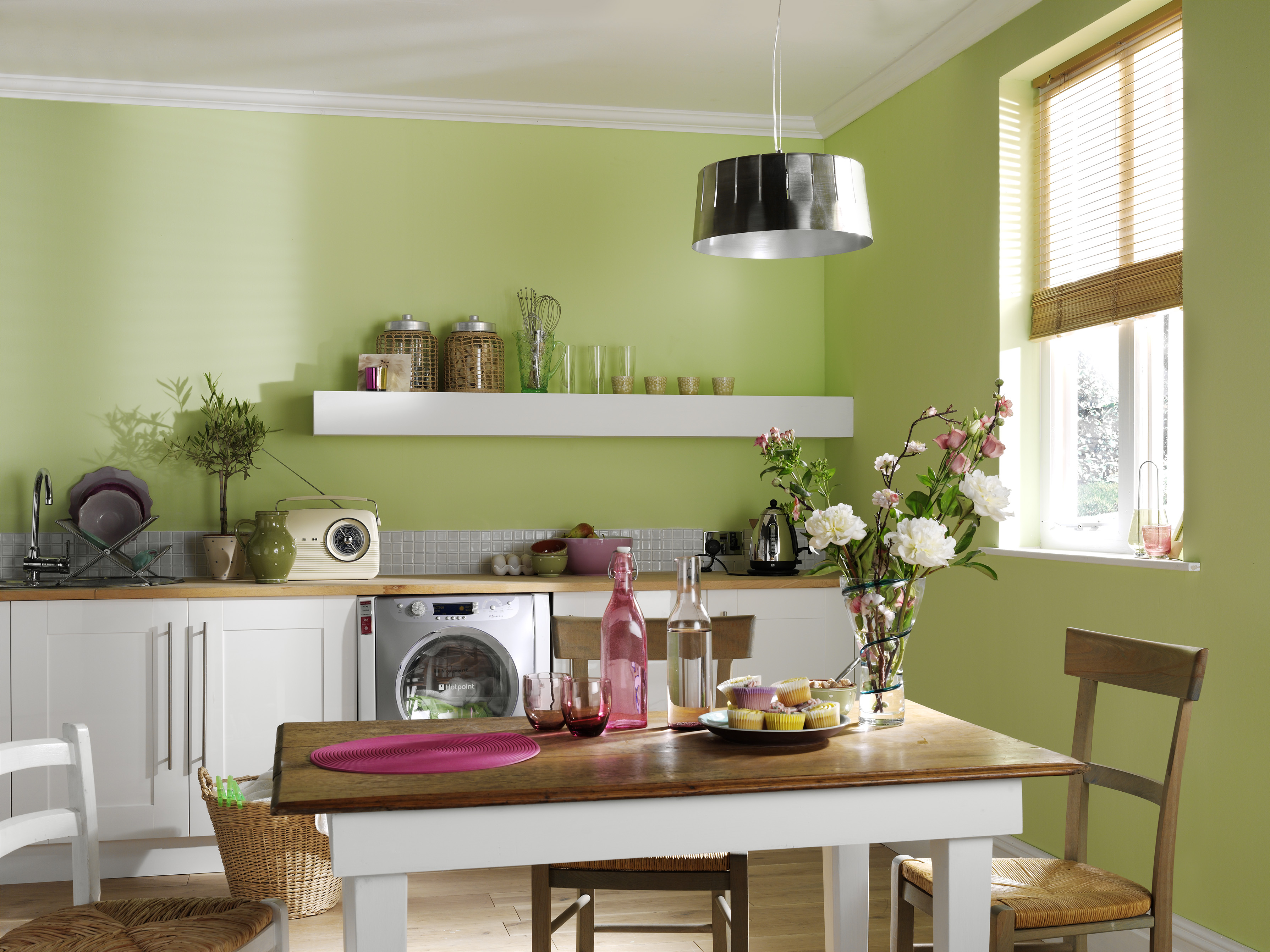 Lime Crush Paint On Walls - HD Wallpaper 