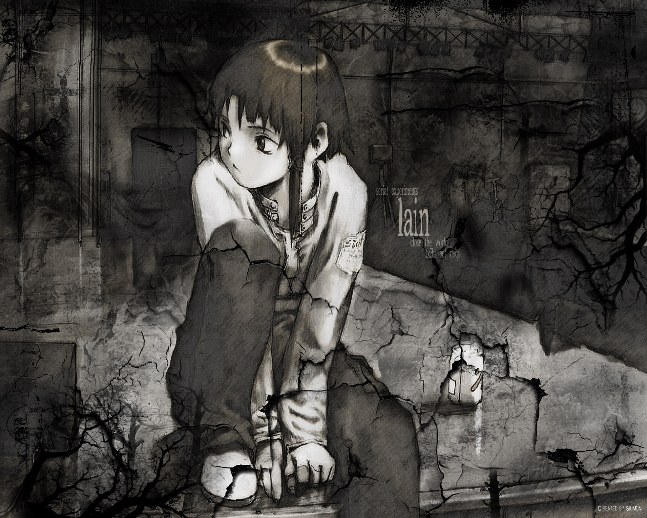 Yoshitoshi Abe, Serial Experiments Lain, Lain Iwakura - HD Wallpaper 
