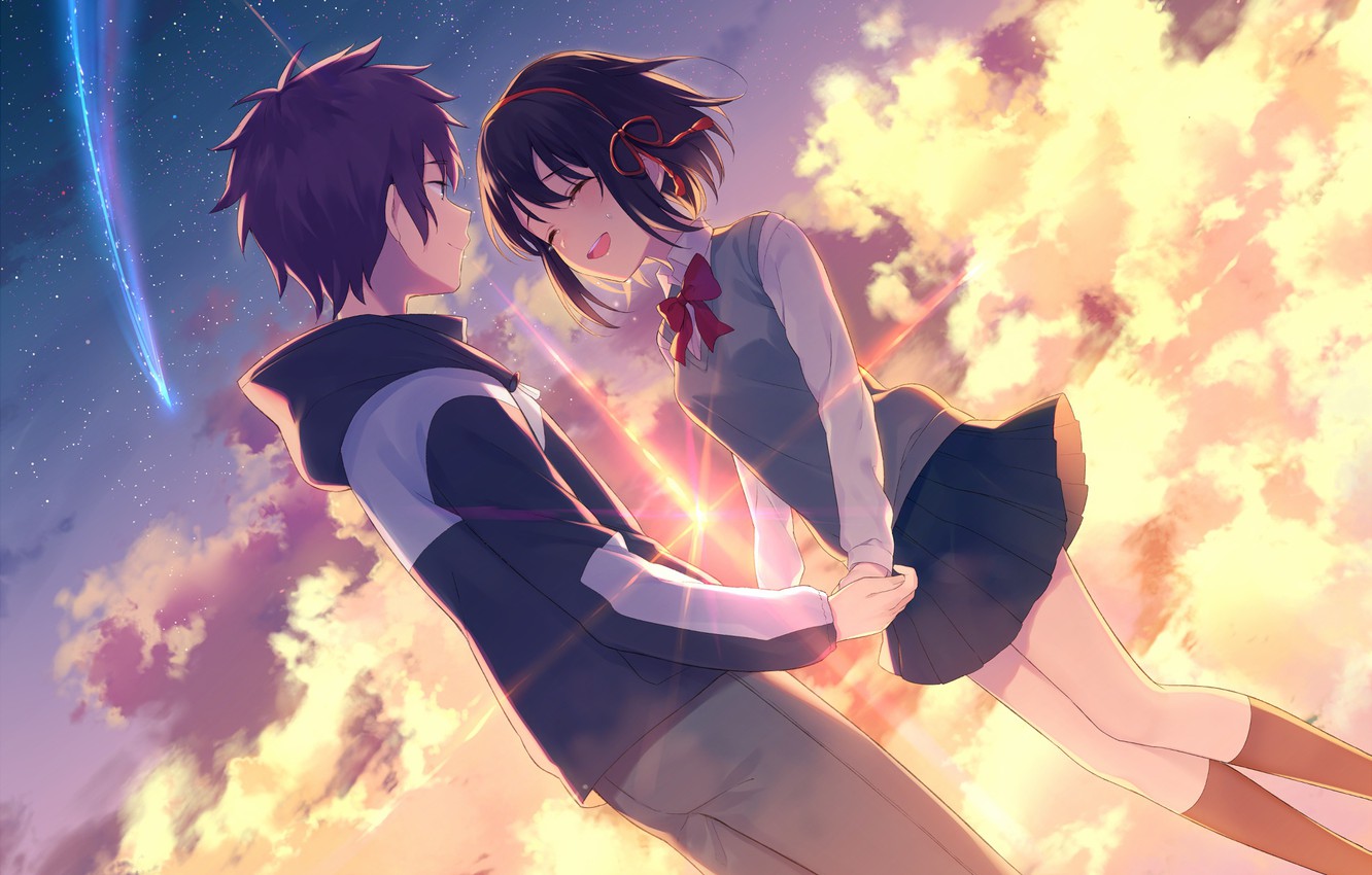 Photo Wallpaper Girl, Love, Sunset, Romance, Anime, - Long Distance Love Anime - 1332x850 Wallpaper Photo Wallpaper Girl, Love, Sunset, Romance, Anime, - Long Distance Love Anime - 1332x850 Wallpaper