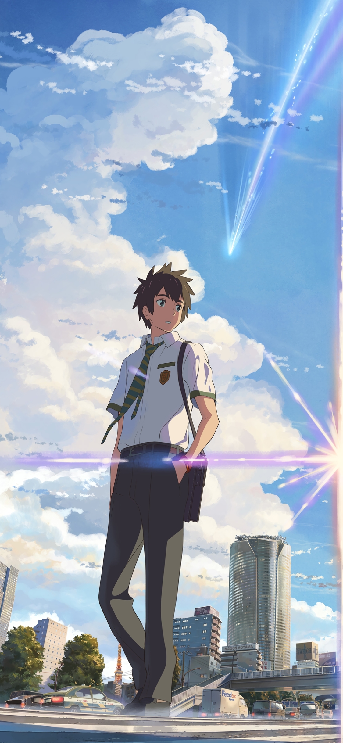 Your Name Taki Tachibana - 1125x2436 Wallpaper - teahub.io