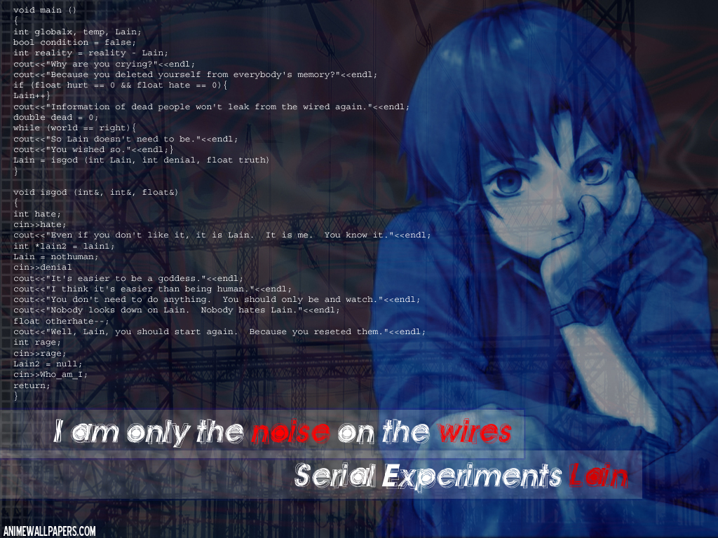 Wired Serial Experiments Lain 1024x768 Wallpaper Teahub Io