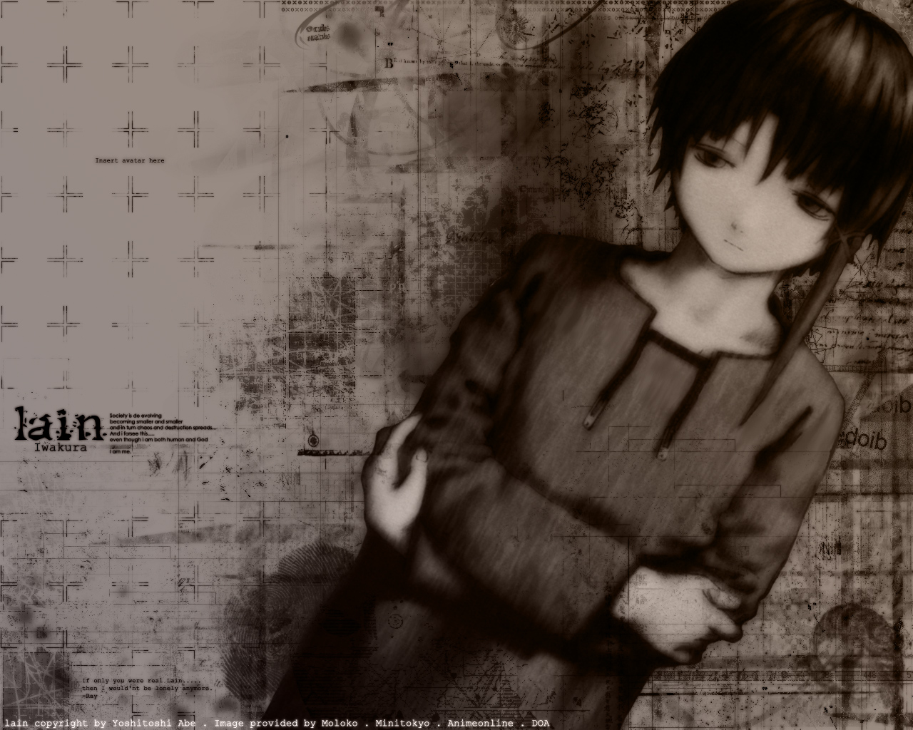 Yoshitoshi Abe Serial Experiments Lain Lain Iwakura Serial Experiments Lain Abe 1280x1024 Wallpaper Teahub Io