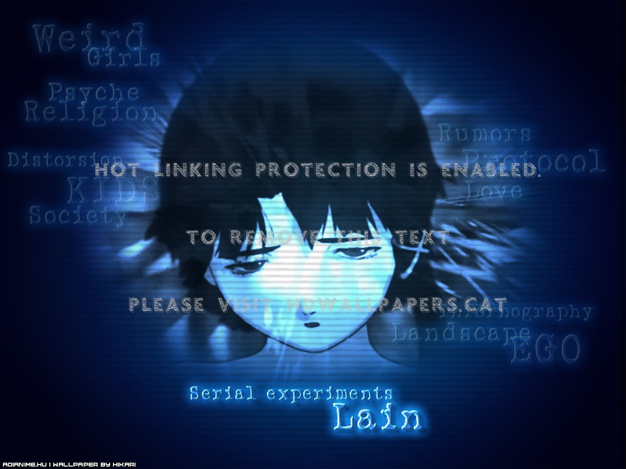 Lain Iwakura Catman78 Serial Experiments Flyer 1280x960 Wallpaper Teahub Io