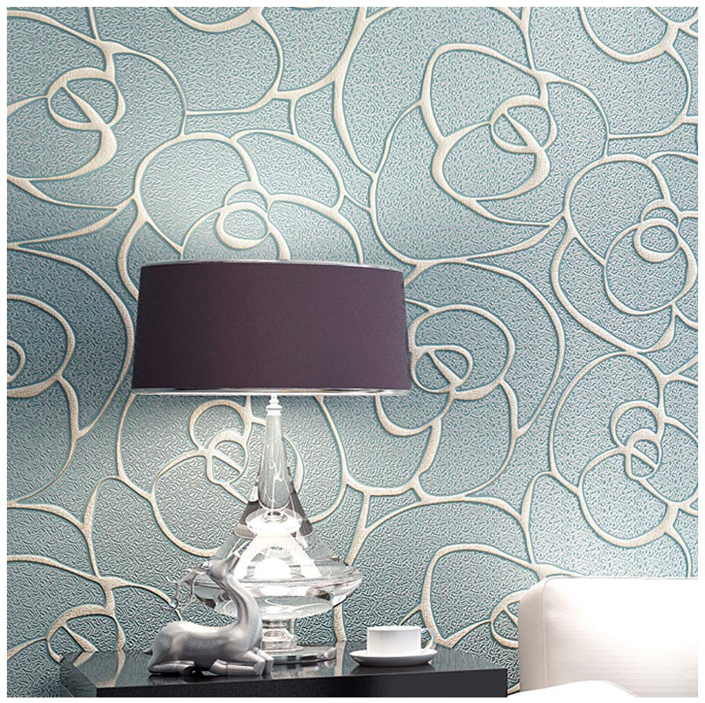 Blue Roses Wallpaper For Bedroom - HD Wallpaper 