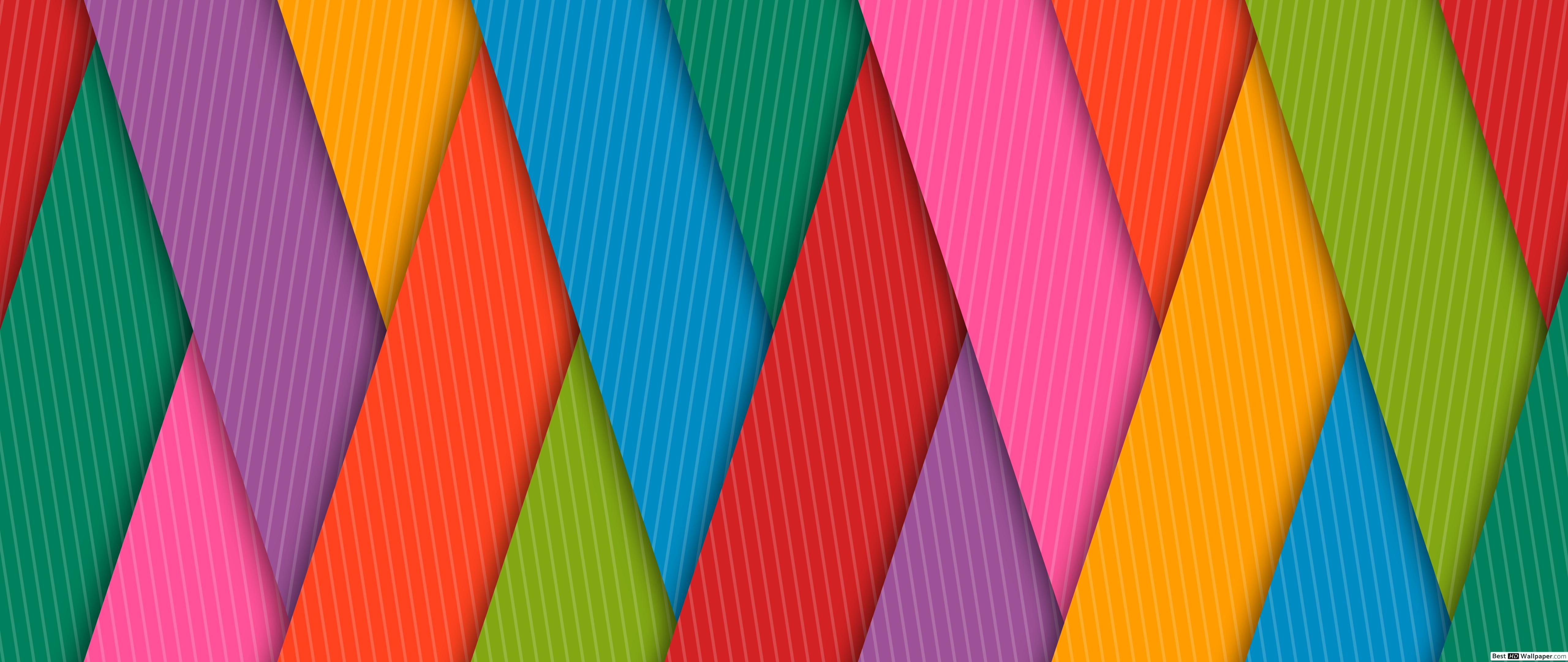 Colorful Lines Background Hd - HD Wallpaper 
