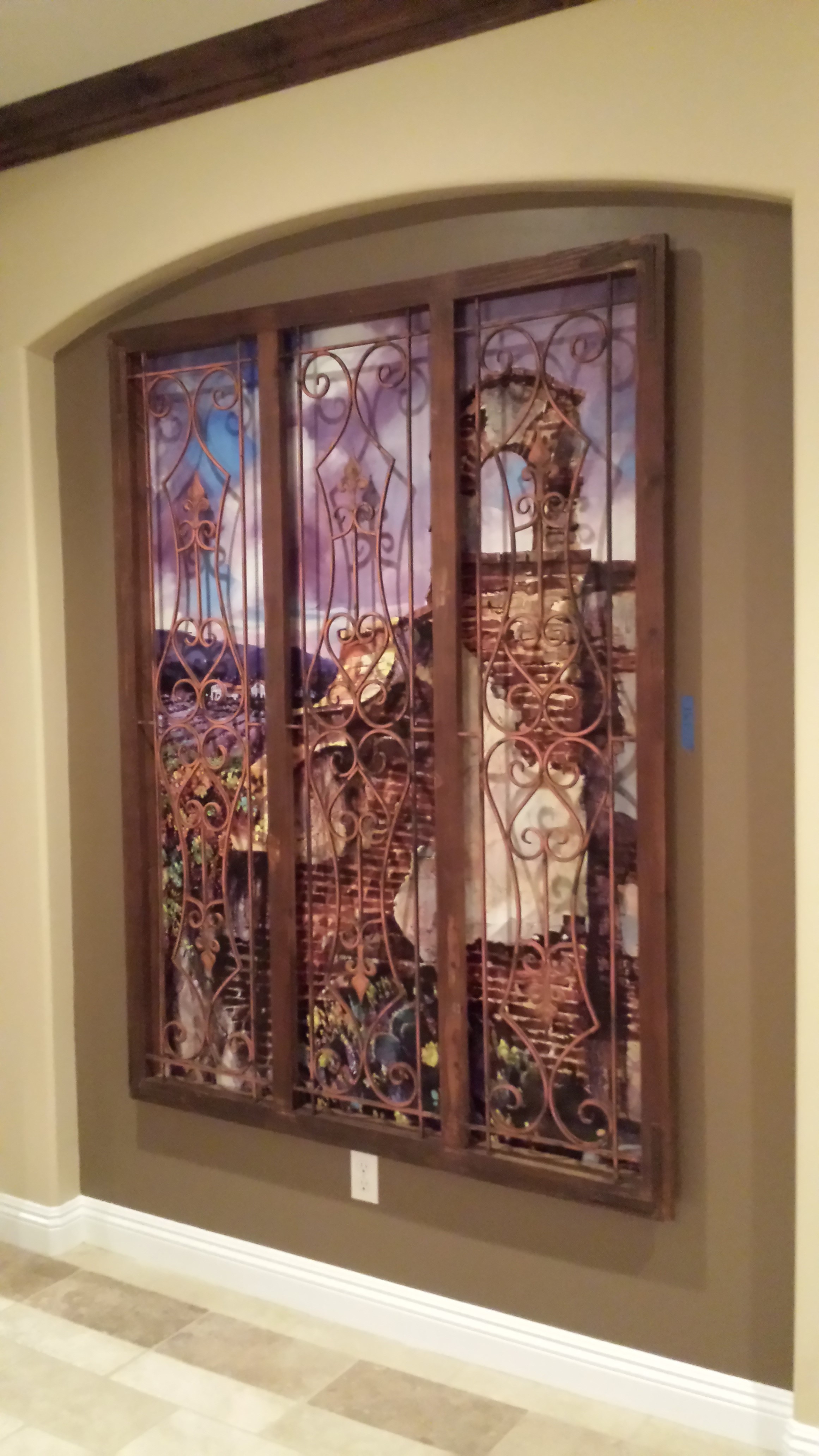 But Steve S Not Done He Bought This Mural Specifically - Door - HD Wallpaper 