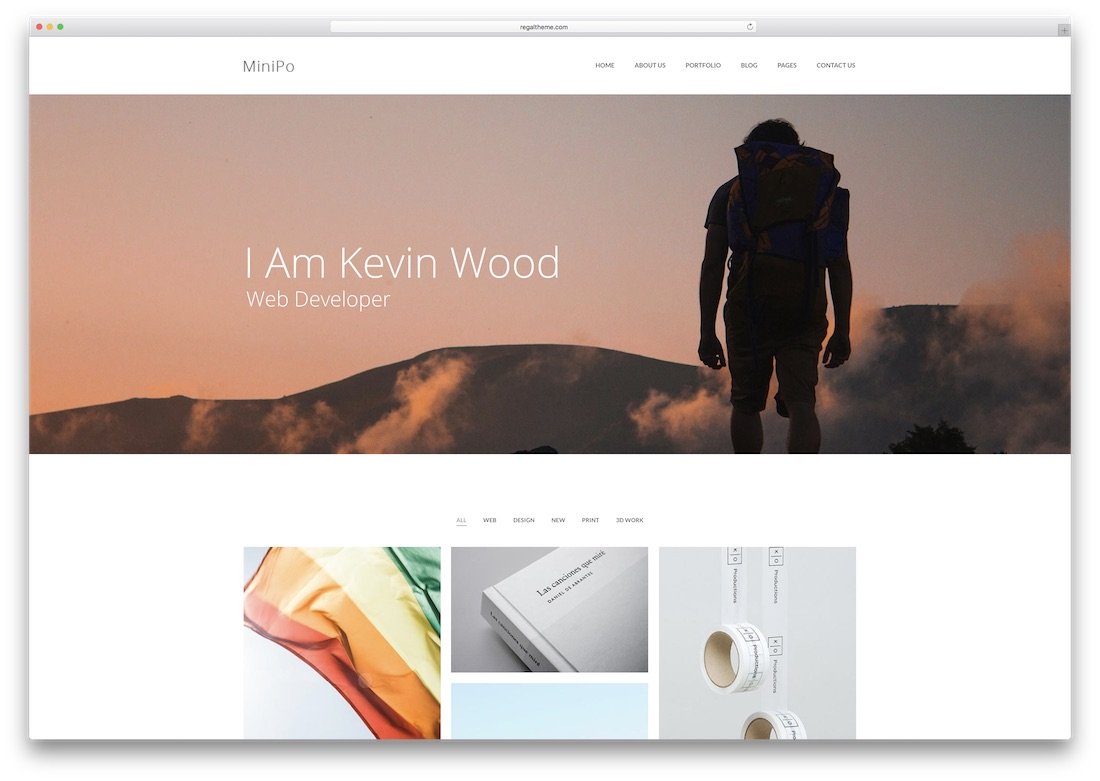 Photography Website Template - HD Wallpaper 