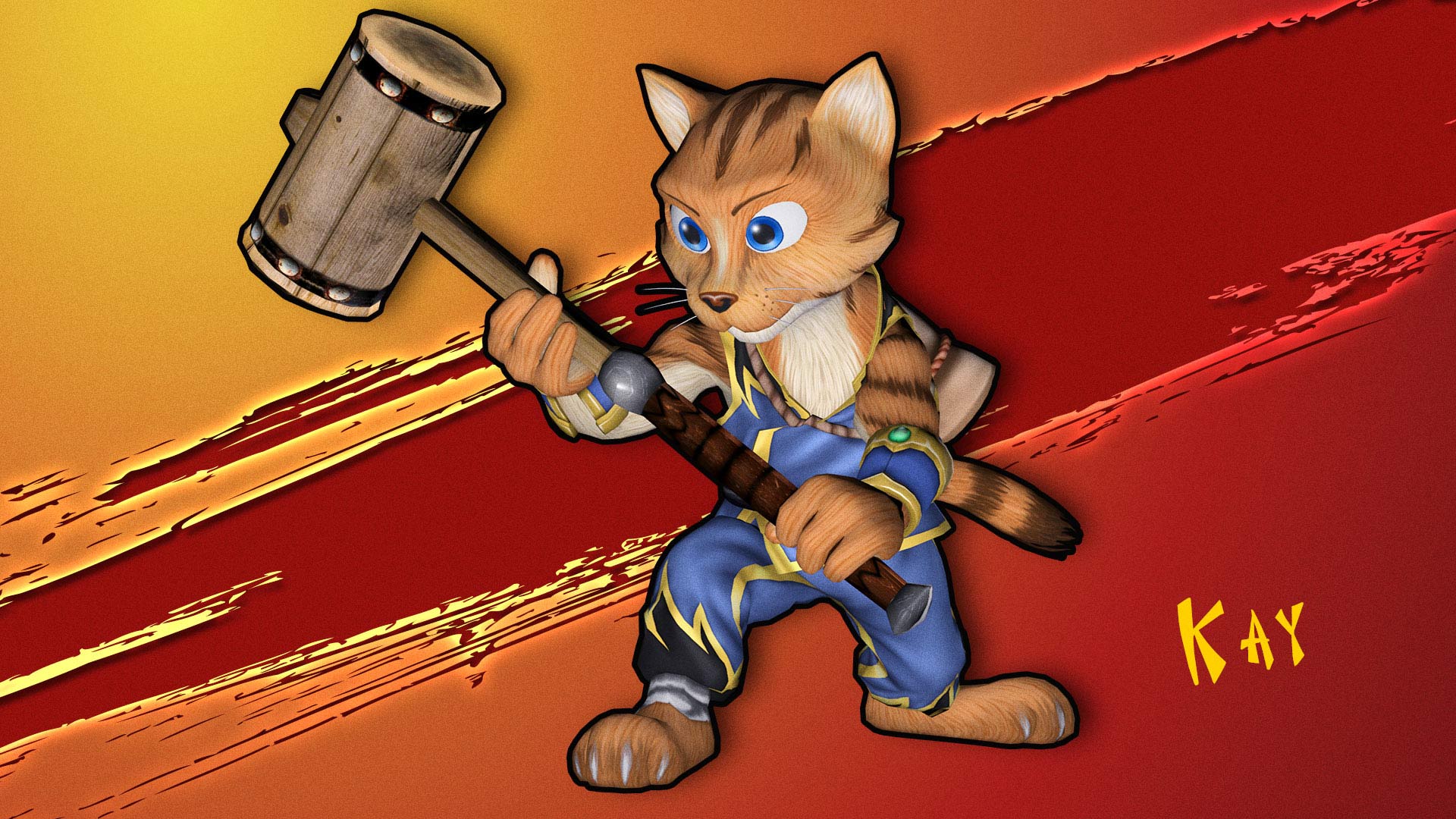 Legend Of Kay Desktop Wallpaper - Legend Of Kay Anniversary Artwork - HD Wallpaper 