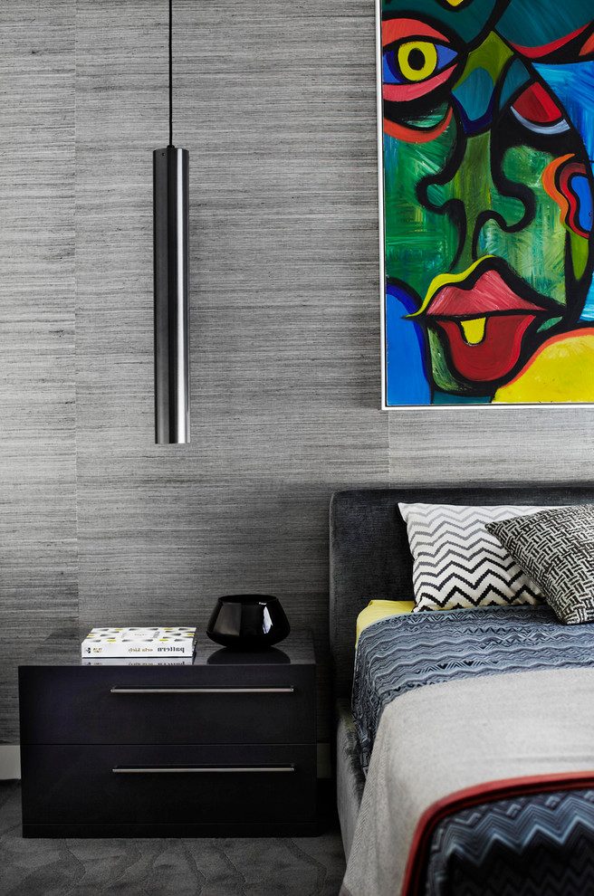 Contemporary Modern Bedroom - HD Wallpaper 