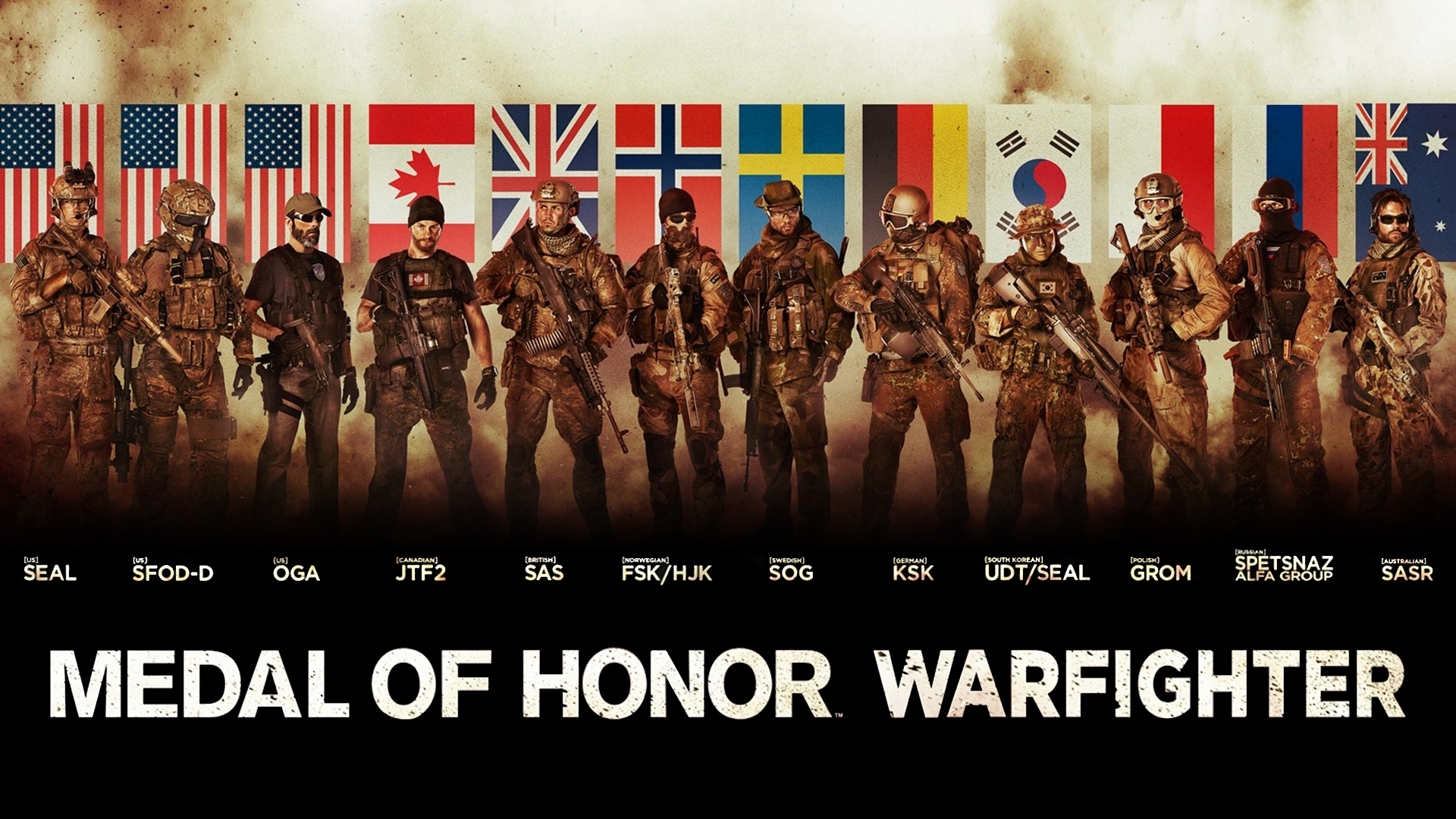 Medal Of Honor Warfighter Tier Special Forces Wallpaper - Medal Of Honor Team - HD Wallpaper 