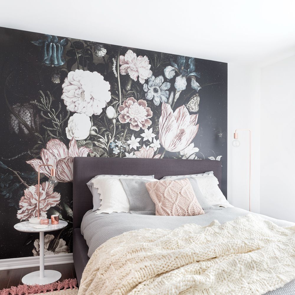 Floral Vintage Bedroom Ideas - HD Wallpaper 