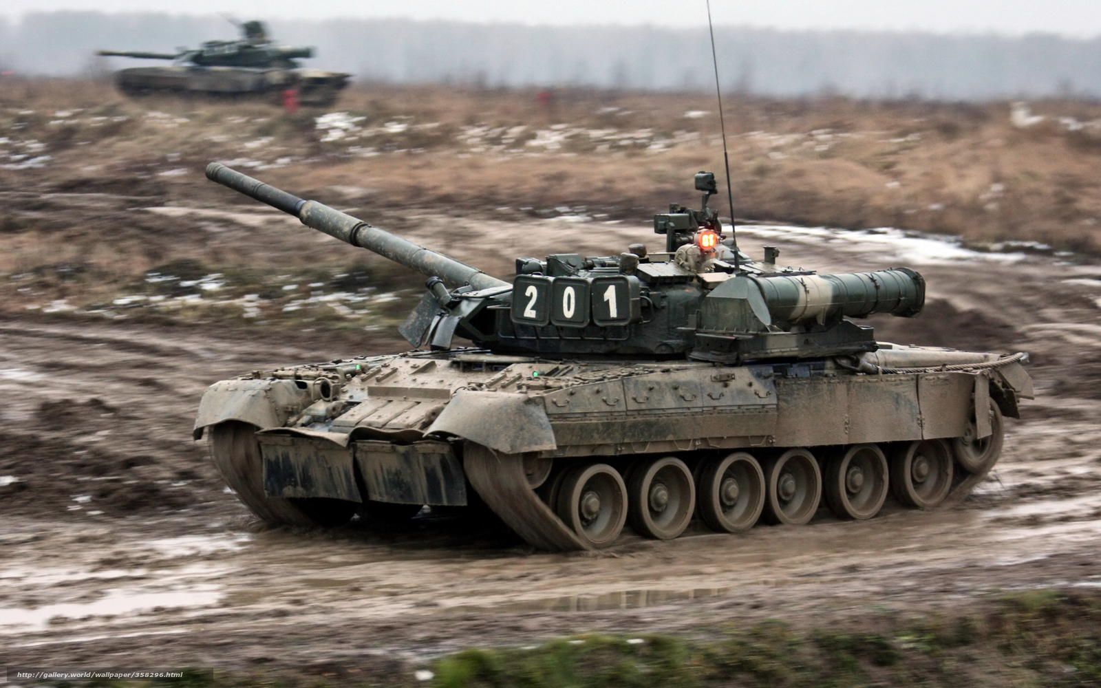 Download Wallpaper Mbt, Tank, Dirt, Russian Armed Forces - Chechnya T 80bv Mbt - HD Wallpaper 