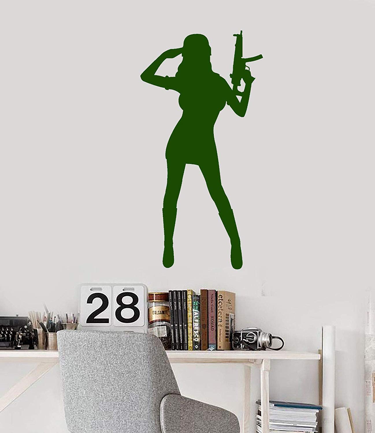 Vinyl Wall Stickers Guitar - HD Wallpaper 