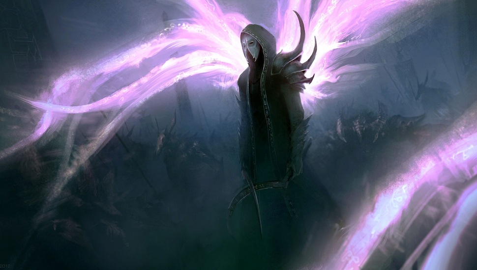 Undead, Man, Weapons, Mask, Magic, Army, Art Desktop - Angiris Council - HD Wallpaper 