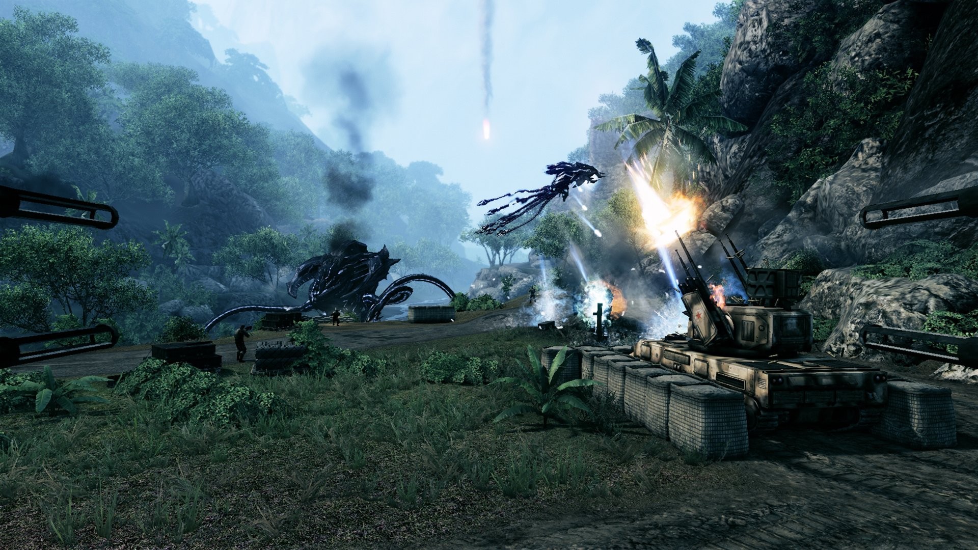 Crysis Console Vs Pc - HD Wallpaper 