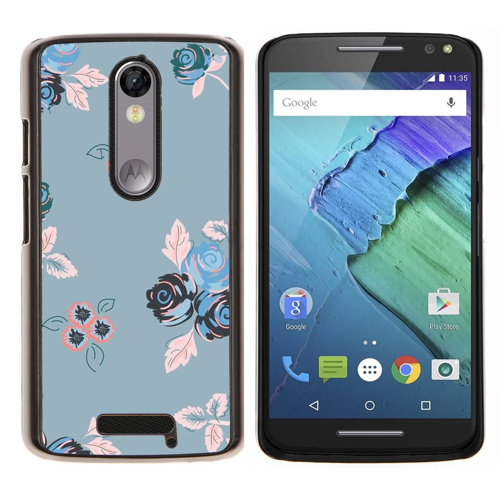 - Baby Boy Blue Floral Wallpaper/ Hard Snap On Cell - Droid Turbo Wood Case - HD Wallpaper 