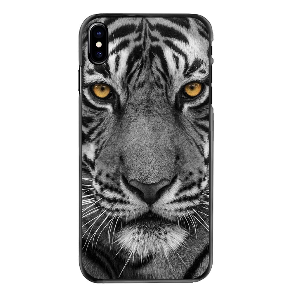 White Tiger Amber Eyes - HD Wallpaper 