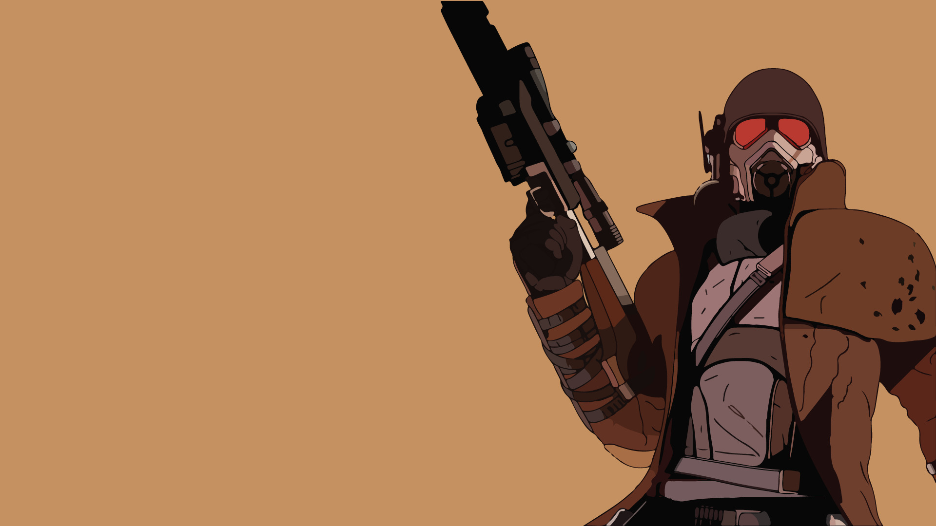 Minimalist Wallpaper Fallout New Vegas - HD Wallpaper 