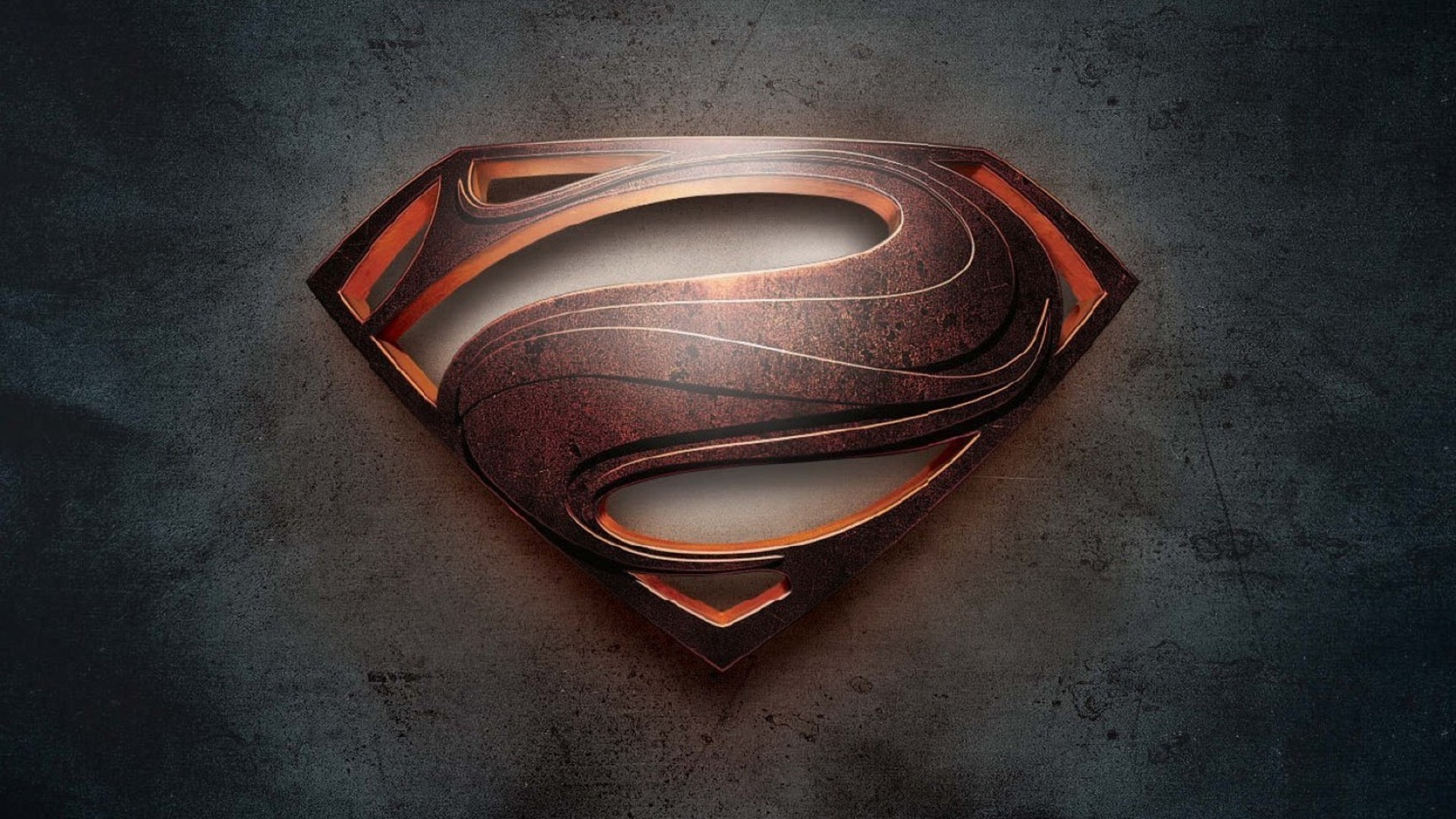 Brands And Logos Desktop Dark Vintage Art Old Design - Superman - HD Wallpaper 