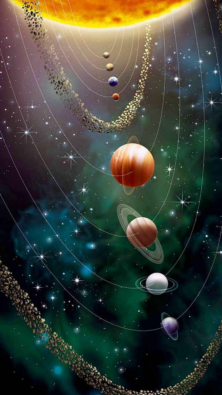 Mobile Wallpapers - Sharechat - Solar System Wallpaper Iphone - HD Wallpaper 