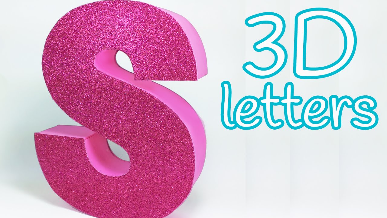 Diy 3d Block Letters 1280x720 Wallpaper Teahub Io