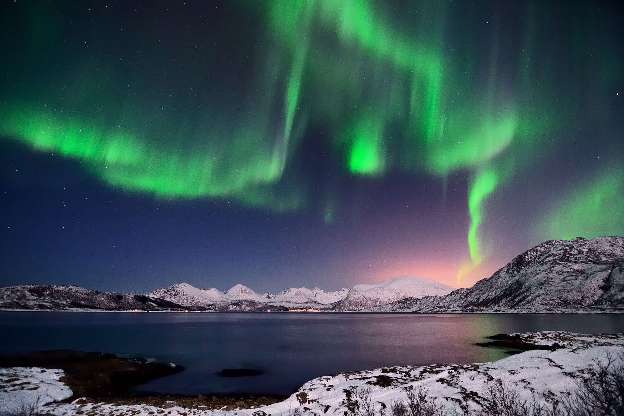 Aurores Boréales Fond D Écran - HD Wallpaper 