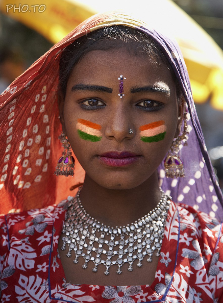Show Your Patriotism With The Help Of Indian Flag Face - India Face Paint Ideas - HD Wallpaper 
