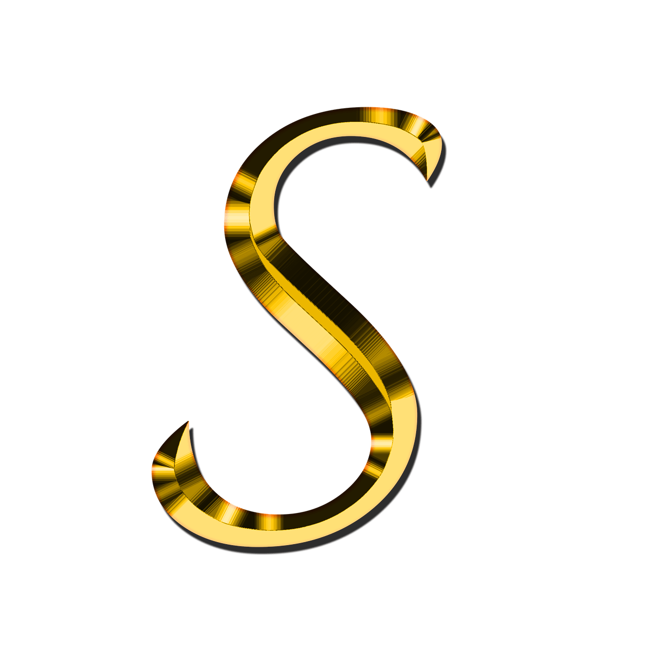 S Letter - Letter C Gold Png - HD Wallpaper 