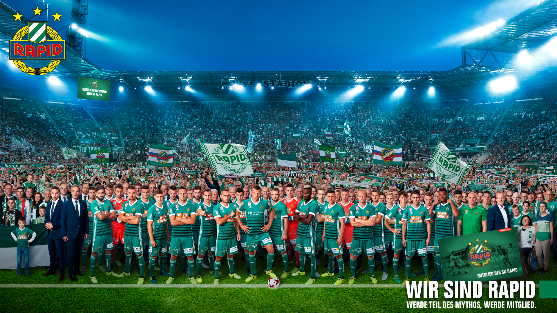 Sk Rapid Wien - HD Wallpaper 