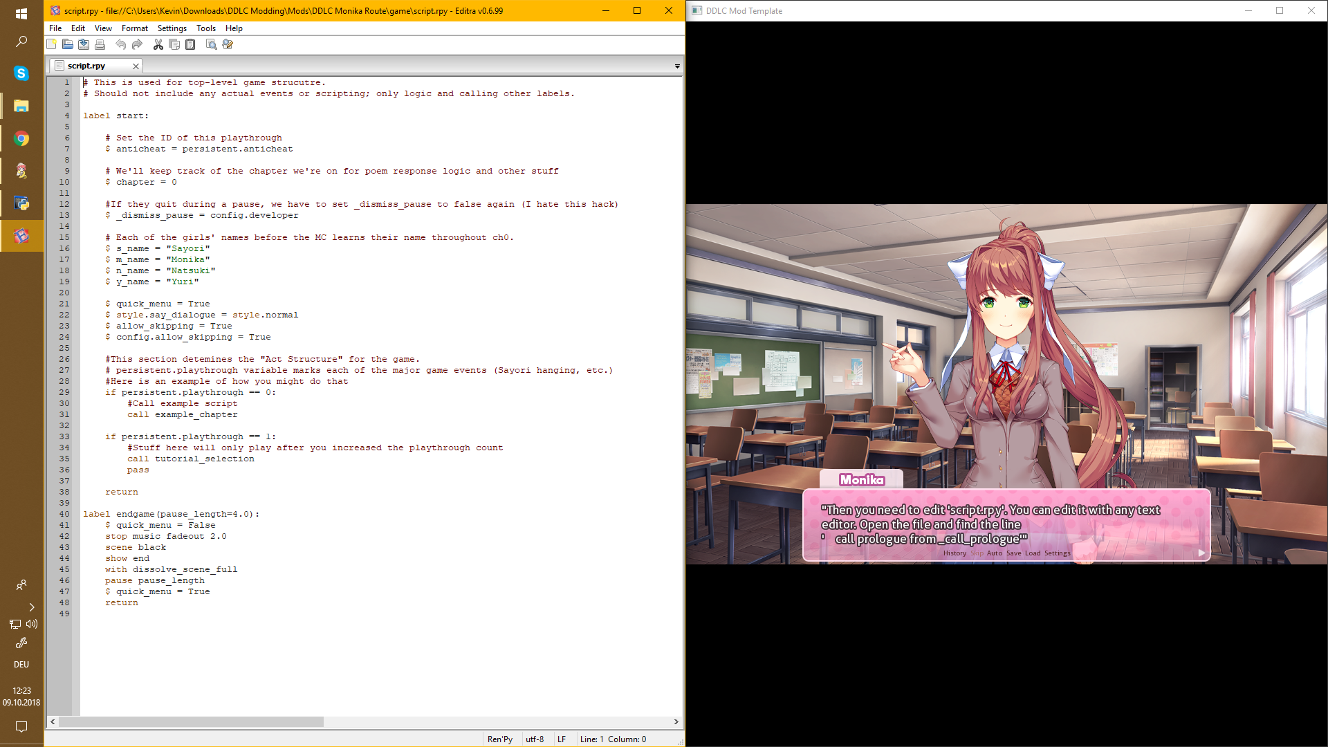 Monika Dont Forget To Save Your Game - HD Wallpaper 