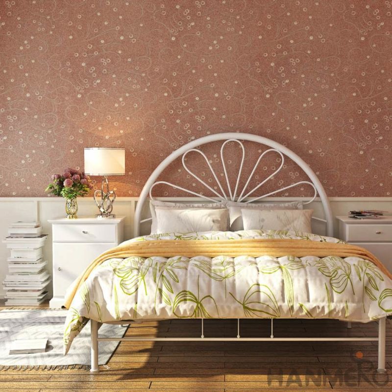 53*10m Wallpapers For Office Interiors Brick Red Color - Bed Frame - HD Wallpaper 