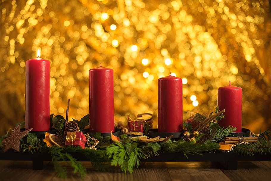 Advent, Christmas, Candles, Candlelight, Contemplative, - HD Wallpaper 