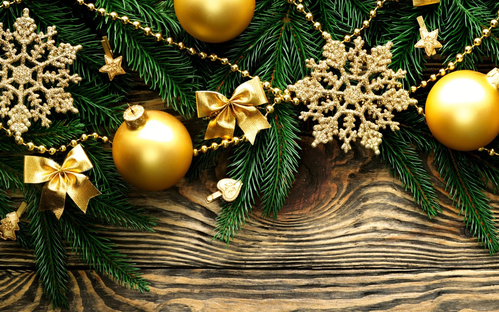 Green And Gold Christmas - HD Wallpaper 