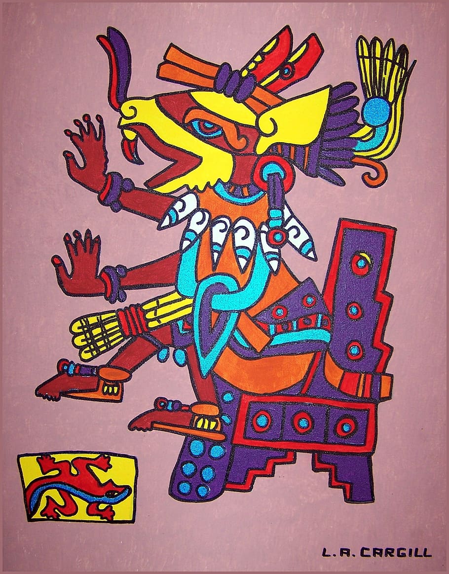 Huehuecoyotl, Aztec, God, Aztec God, Trickster, Incas, - HD Wallpaper 