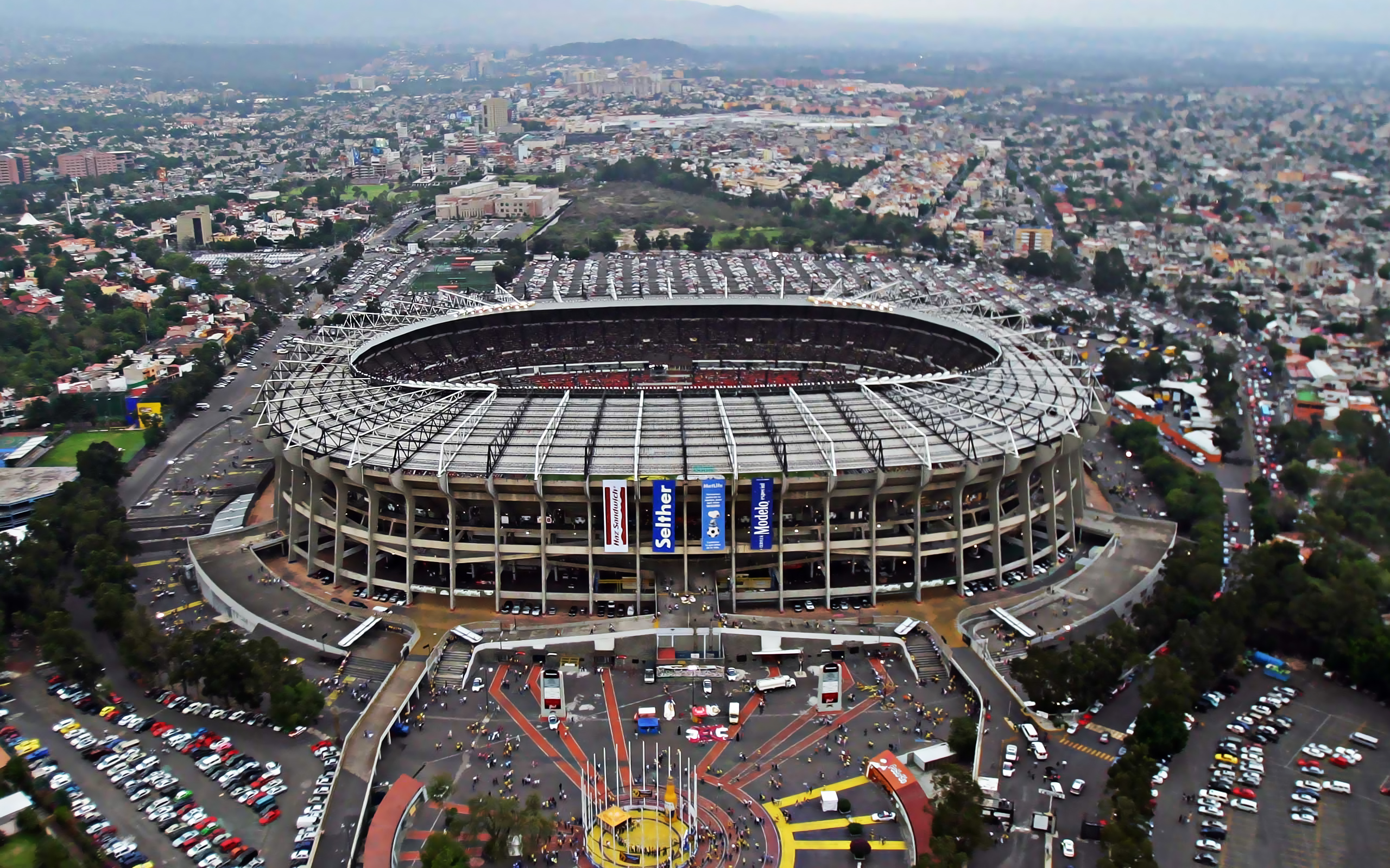 Estadio Azteca, Mexico City, Tlalpan, Aztec Stadium, - America Mexico Stadium - HD Wallpaper 