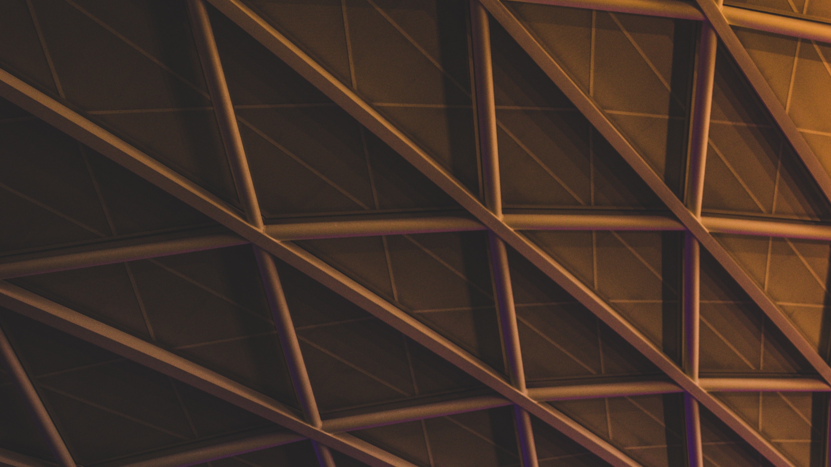 Building Ceiling Structure Hexagon Pattern Abstract - Modern Wallpaper Iphone X - HD Wallpaper 