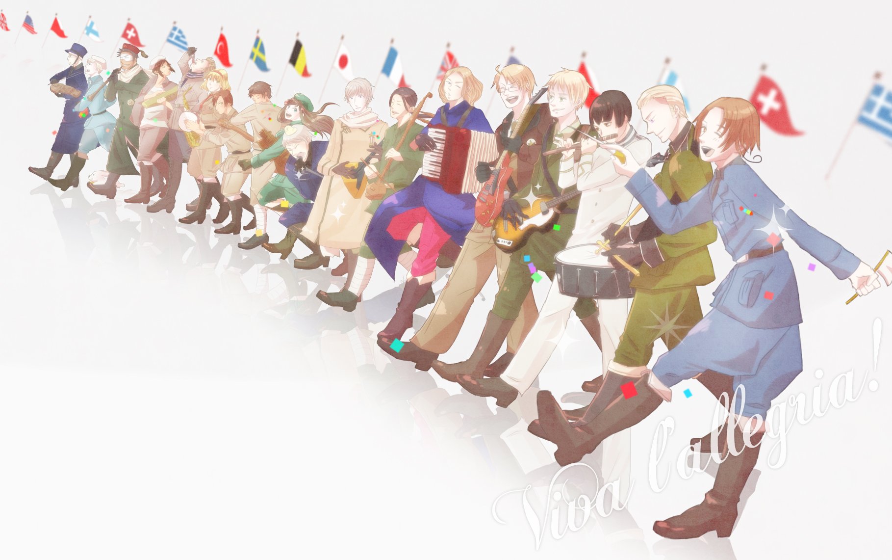 Hetalia Prussia And Turkey - HD Wallpaper 