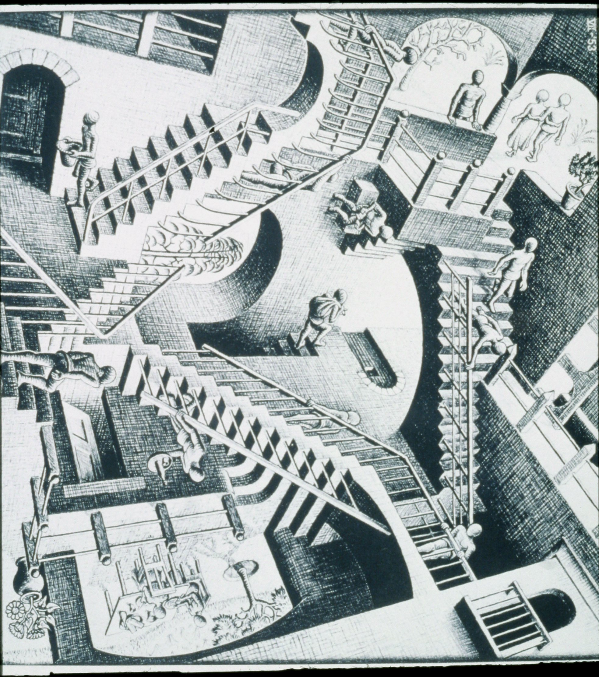 Relativity Mc Escher Puzzle 1000 Piece - HD Wallpaper 