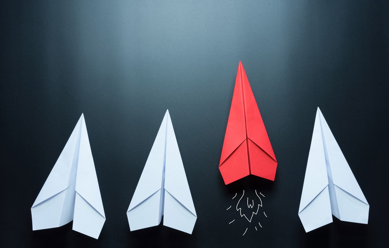 Photo Wallpaper Surface, Wall, Minimalism, Texture, - Paper Plane Wallpaper Hd - HD Wallpaper 